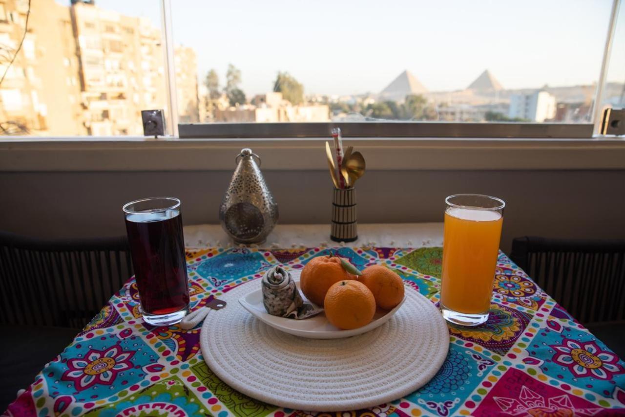 King Tout Hotel Pyramids View Kairo Exterior foto