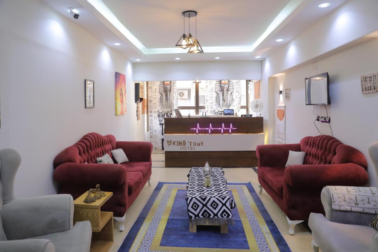 King Tout Hotel Pyramids View Kairo Exterior foto
