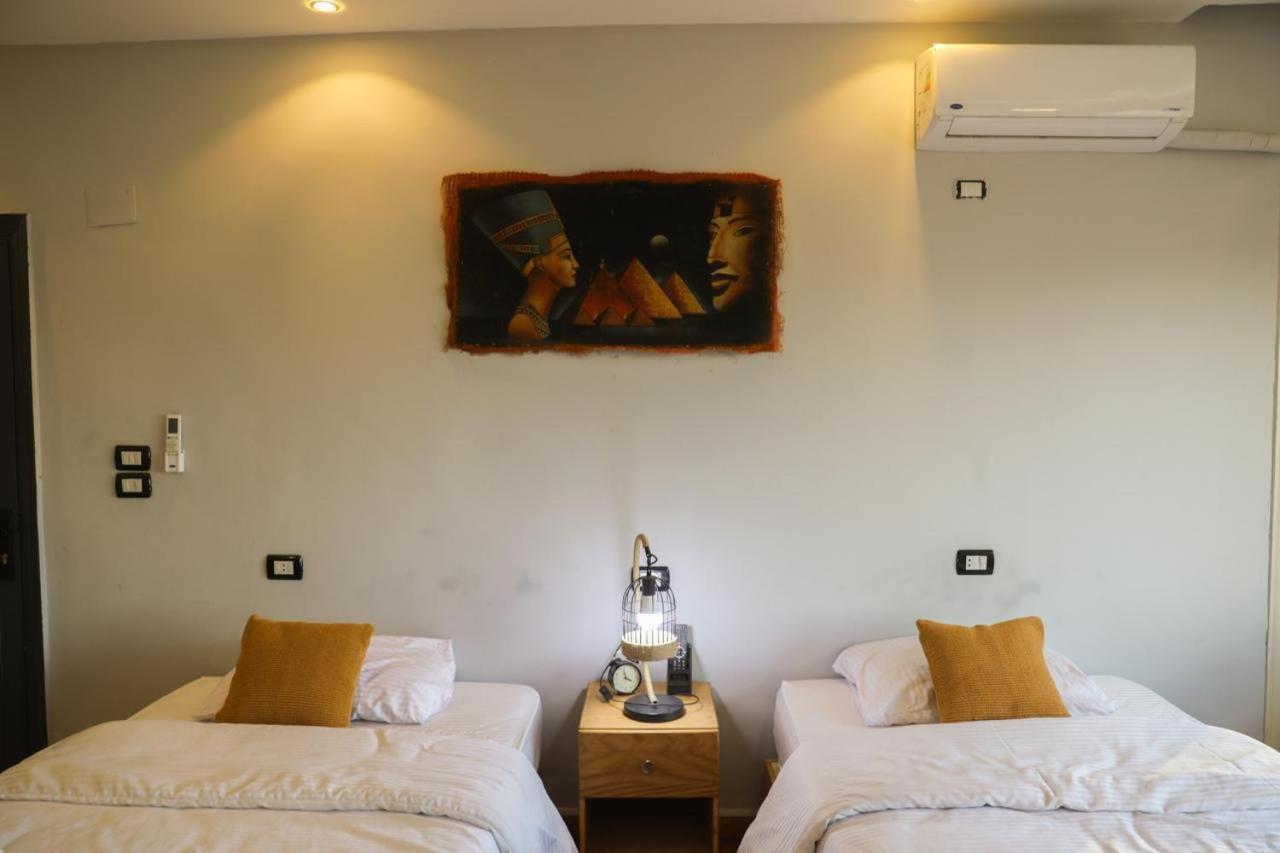 King Tout Hotel Pyramids View Kairo Exterior foto
