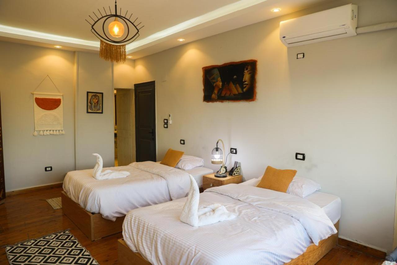 King Tout Hotel Pyramids View Kairo Exterior foto